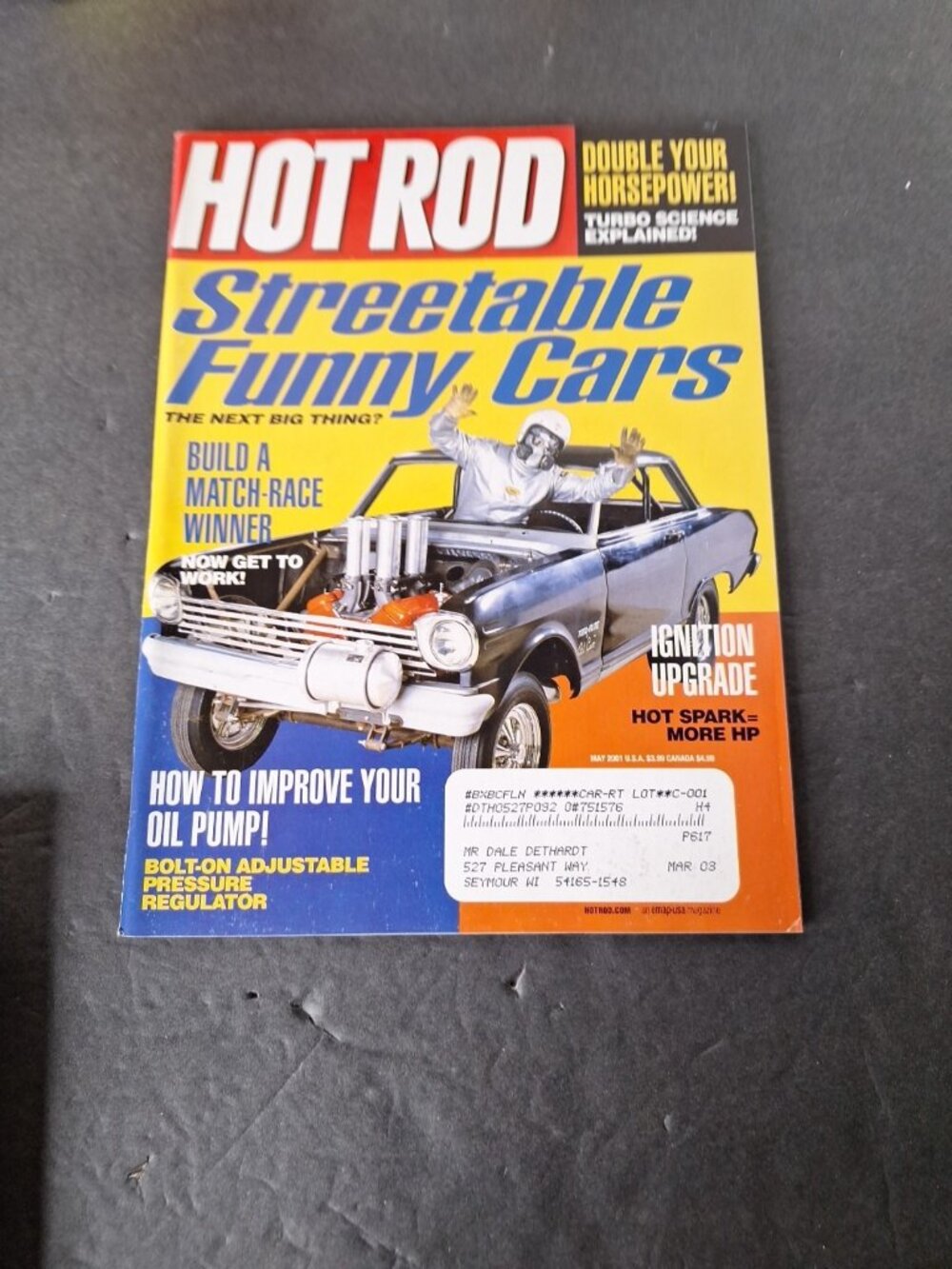HOT ROD MAGAZINE FULL YEAR 2001.....COMPLETE TWELVE ISSUES JAN to DEC - Picture 9 of 13
